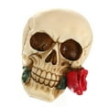 thumbnail image 6 of Romantic 3D Skeleton Skull with Mouth Model Head Ornament Pub Bar Decorative Figurine Craft, 6 of 7