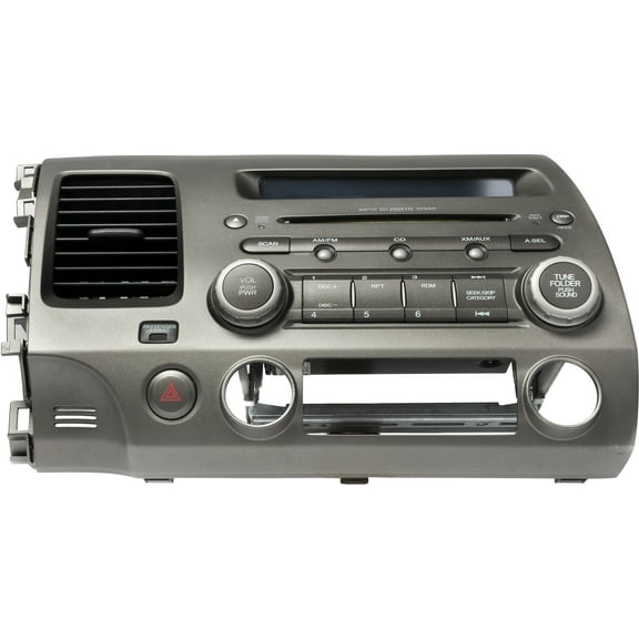 Restored 06-08 Honda Civic Mp3 WMA XM Satellite CD AMFM Radio 39101-SNA-A510-M1 Face 2AD0 (Refurbished)