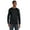BLACK, variant on Anvil Men's Cotton Long Sleeve T-Shirt