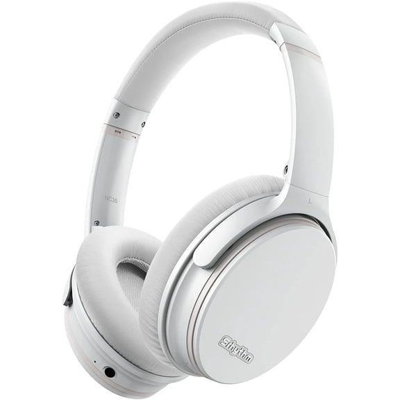 Restored Srhythm NC35 Noise Cancelling Headphones Wireless Bluetooth 5.0, Fast Charge over Ear Lightweight Headset with Microphones,Mega Bas 50+ Hours’ Playtime (Refurbished)