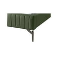 thumbnail image 5 of Meridian Furniture Gallo Green Vegan Leather Twin Bed, 5 of 9