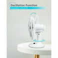 thumbnail image 5 of BLACK+DECKER BFDT12SW 12-In. 3-Speed Oscillating Portable Table Fan, White, BFDT12SW, 5 of 7