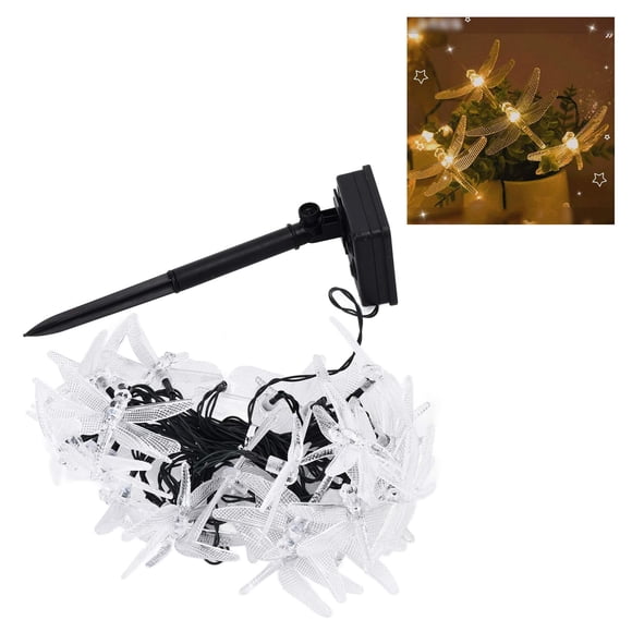 Luces De Cuerda Solar Colgando Iluminación Decorativa 30ledes Luces De Paisaje De Cuerda De árboles Para Patio Jardín Patio Fiesta De Navidad