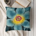 thumbnail image 3 of SHANXI Throw Pillow Covers Chinese Ink Painting Flower Print Soft Pillow Cases for Home Sofa Bed Chair Car Office Decorative 22x22in, 3 of 5