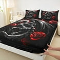 thumbnail image 3 of Castle Fairy Boys Girls Magical Dragon Twin Sheet Sets,Gothic Style Bedding, 3 of 7