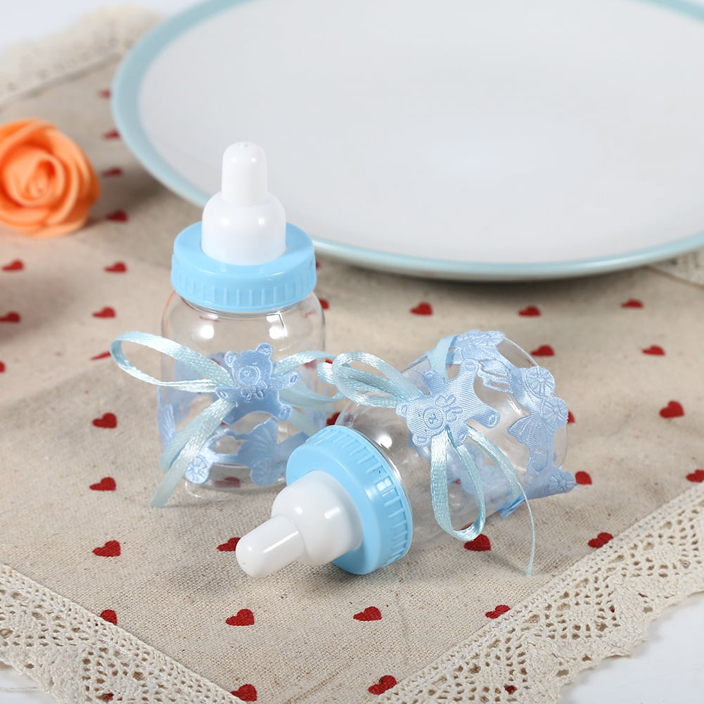 Details about   12pcs Mini Bottles Bear Girl/Boy Baby Shower Party Favours Table Decoration Gift
