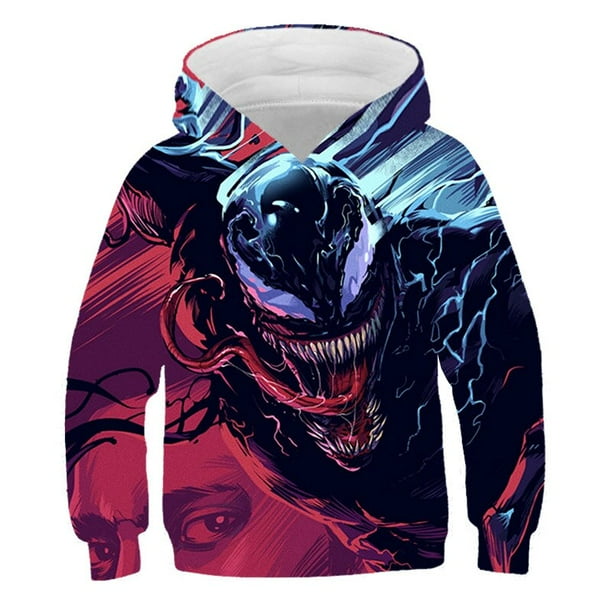 Venom nuevo 2022 Marvel niños ropa infantil bebé niños niño suéter sudaderas con capucha camiseta bebé niños ropa 1-14Y5T zhangmengya CONDUJO