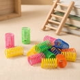 thumbnail image 2 of 100Pcs 5Colors Cat Springs Toys for Indoor Cats, Interactive Self-Play Hunting Toys for Kittens, Biting & Swatting Creative Cat Coils Toys, 2 of 6