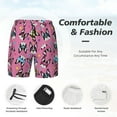 thumbnail image 5 of Daiia Colorful Cute French Bulldog Mens Swim Trunks Swim Shorts Quick Dry Swim Shorts with Mesh Lining Pockets-3X-Large, 5 of 9