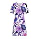thumbnail image 4 of Vestido casual de mujer con hombros descubiertos y mangas cortas con estampado de espalda para adelgazar Fridja  bnh1221, 4 of 5