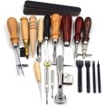 thumbnail image 1 of Kit de Artesanía de Cuero, Herramientas de Trabajo de Cuero Profesional Herramientas de Artesanía de Cuero Tallado DIY Hecho A Mano Groover Kits de Herramientas de Cuero, 1 of 4