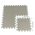 thumbnail image 6 of 60PCS Square Foam Tiles, Interlocking Foam Floor Mats, Foam Puzzle Floor Mats,11.81 x11.81 in (Grey), 6 of 14