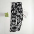 thumbnail image 4 of Hngshg Christmas Pajama Pants for Women Fleece Fuzzy Lounge Pants Elastic Waist Straight Leg Sleep Pants with Pockets, 4 of 8