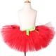 thumbnail image 4 of Falda tutú de fresa para niñas, traje rojo esponjoso para niñas, falda tutú de princesa para fiesta, baile, faldas de tul para niñas pequeñas, disfraz para niños, 4 of 5