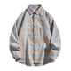 thumbnail image 1 of Ceisia Men's Vintage Plaid Flannel Shirt | Loose Drop-Shoulder Long Sleeve Casual Button-Down Top Gifts, 1 of 8