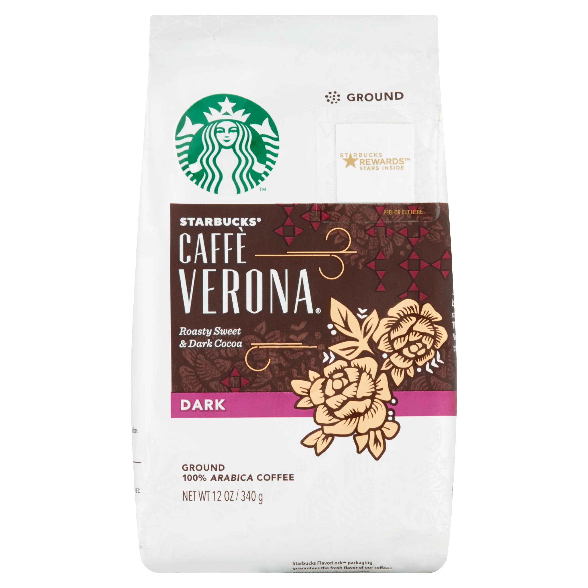 Starbucks Caffe Verona Ground Coffee, 12 oz by STARBUCKS COFFEE COMPANY