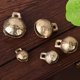 thumbnail image 3 of EeaseMX 10 Uds. De campanas de cobre DIY de 31mm, accesorios con patrón de cabeza de tigre, campanas pequeñas, carillón de viento creativo, adornos de joyería, 3 of 7