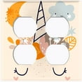 thumbnail image 3 of Metal Light Switch Plate Cover Magical Orange Rainbow Unicorn UNI010, 3 of 13