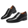 thumbnail image 5 of CMR CHAMARIPA Black Men Tall Shoes Elevator Dress Shoes To Increase Height 2.76 Inch, 5 of 6