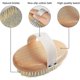 thumbnail image 3 of Body Brush Massage Brush, Natural Beech Wood, Dry Brush Body Peeling Brush, 3 of 5