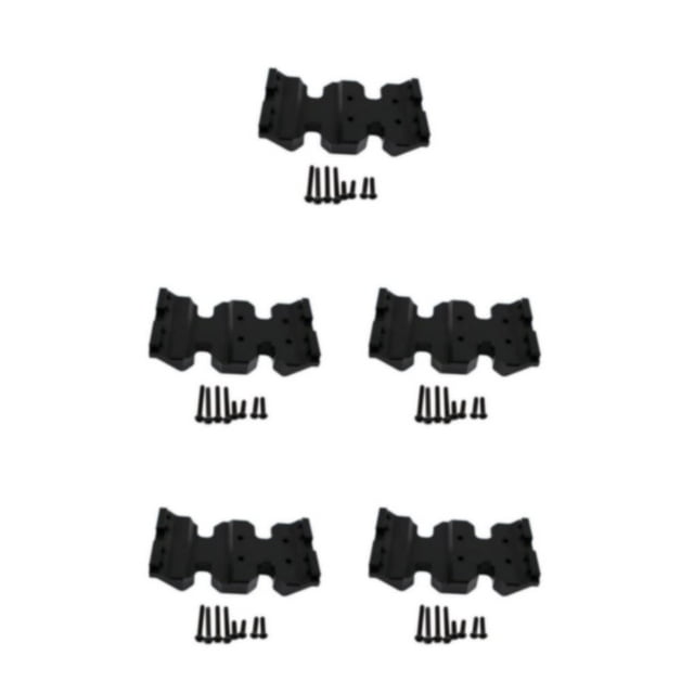 VONKY Easy To Install Aluminum Alloy Gear Box Mount Holder For ECX 1/12 Rc RGT 136100 black 5Set