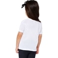 thumbnail image 4 of Sublivie Toddler 100% Polyester Crew Neck Short Sleeve Sublimation T-Shirt, White, 5/6, 4 of 13