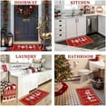 thumbnail image 5 of Red Nutcrackers Merry Christmas Doormat, Xmas Front Door Mat, Christmas Decorations for Home Seasonal Winter Low-Profile Entrance Rug for Indoor Outdoor 17" x 30" (Red), 5 of 6