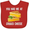 thumbnail image 3 of Inktastic You Had Me at Grilled Cheese Sandwich Boys or Girls Baby Bib, 3 of 4