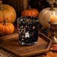 thumbnail image 3 of Handcrafted Embossed Glass Cup with Festive Ghost Motif for Halloween Party Decoration and Everyday Beverage Use, 3 of 7