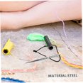 thumbnail image 2 of Yazoeia 5pcs DIY Knitting Needles Stitching Smoothing Needle Stainless Knitting Tool Bracelet Lacing Needles Outdoor Accessory Bracelets Rope Hand Ar Work Tooling Lace up Steel CJC912-138729, 2 of 9