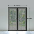 thumbnail image 2 of COVERS&ALL Magnetic Screen Door, Made of 6 Oz Black Mesh Resistant to Abrasion (72" W x 80" H), 2 of 4