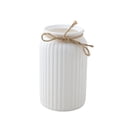 thumbnail image 2 of Coffee Table DecorforLiving Room Ceramic Flower Vase Farmhouse Shelf Decor Modern Farmhouse Living Room Decor White Jute Twine Accent Single Vase, 2 of 3