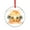 Pattern-3, variant on Merry Christmas Piano Keyboard Xmas Ornament Piano Music Notes Glass Round Ornaments Gift Exchange Present Ideas
