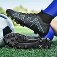 thumbnail image 5 of Botas de fútbol para hombre, para exteriores, caña alta, con tacos, botas de fútbol, calzado de entrenamiento deportivo profesional, 5 of 5
