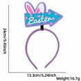thumbnail image 5 of Easter Headband Easter Bunny Ears Headband Easter Party Decoration Easter Birthday Party Favors for Kids Adults Gifts, 5 of 10