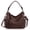 Coffee, variant on Large Capacity Vintage Hobo Bag | Retro PU Leather 2-Way Shoulder Crossbody Purse for Women Coffee