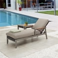 thumbnail image 3 of Patio Festival Thermal Transfer Metal 2-Piece Outdoor Chaise Lounger in Gray, 3 of 7