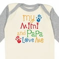 thumbnail image 4 of Inktastic Mimi and Papa Love Me Boys or Girls Long Sleeve Baby Bodysuit, 4 of 5