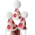 thumbnail image 6 of Baby Girls 1st Birthday Party Hat, Felt Cloth Festival Celebration Caps Unique Decor Photoshoots Props for Shower Party, 6 of 9