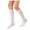 X1-White, variant on Hjtefg Girls' Knee-High Socks for School Season - Soft Breathable Solid Color Stockings with Lace Trim, Stretchable Kids' Socks,Color: Black Size: 2-4 Years
