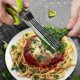 thumbnail image 2 of Three-piece stainless steel kitchen herb scissors,5-blade,cover with cleaning comb,multi-functional, 2 of 5