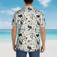 thumbnail image 5 of Haiem Puppy Printed Hawaiian Shirt for Men - Men’s Casual Beach Summer Shirts - Stretch Fabric with Modern Fit-3X-Large, 5 of 7