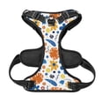 thumbnail image 4 of Kdxio Flower Print No Pull Dog Harness Adjustable Reflective Oxford Easy Control Medium Large Dog Harness for Training and Everyday-X-Large, 4 of 8