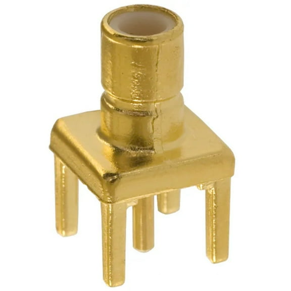 131-1701-201 Connector SMB Jack Male Pin 50Ohm Through Hole