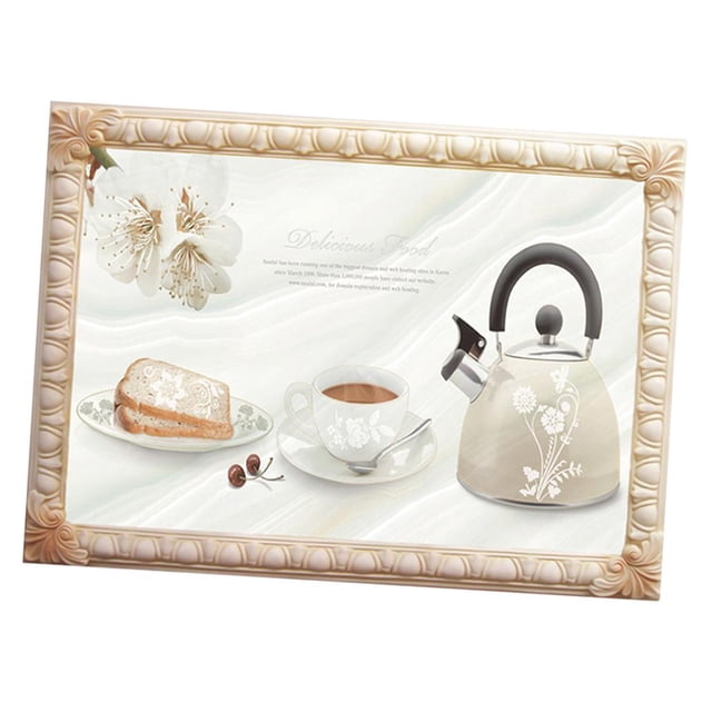 Cocina Etiqueta a prueba de aceite de pared extraíbles Calcomanías Decoración de cocina 3