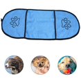 thumbnail image 2 of Ultra Soft Microfiber Dog Towel Pet Dog Bath Towel With Hand Pockets, 2 of 3