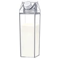 thumbnail image 1 of Duety Milk Carton Water Bottle,500ml Clear Water Bottle,Eco-Friendly Water Container Perfect For Sports, Travelling And Outdoor Activities, 1 of 10