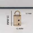 thumbnail image 4 of 30Pcs 12mm Metal Bag Buckle Strap Tassel Cap Clasp Hook Connector Hanger Rope Cord Lock DIY Hardware Accessories, 4 of 7
