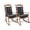 Dark Gray, variant on Eurhowing Outdoor Rocking Chair Cushions 2-Piece, Waterproof & Fade Resistant Patio Seat Pads, Non-Slip Replacement Cushions for Adirondack Chair, Hawaiian, 1Pack