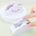 thumbnail image 4 of Cinta de corte de nubes de arcoíris, cinta de oficina para cuenta de mano de estudiante, máquina de cinta de embalaje para asiento lindo, 4 of 5